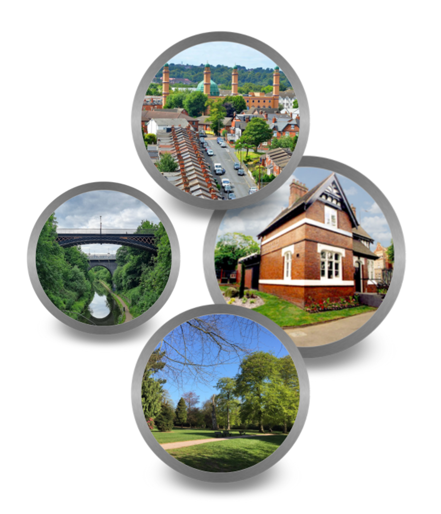 A montage pf photos of Smethwick landmarks